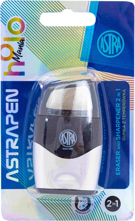 Temperówka z gumką 2w1 Astrapen ASTRA - tantis.pl