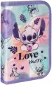 Piórnik 1-komorowy Disney Fashion Stitch Clipper bez wyposażenia - tantis.pl