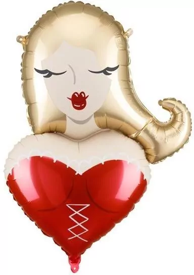 Balon foliowy Dziewczyna 57x74,5cm - tantis.pl