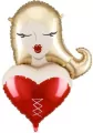 Balon foliowy Dziewczyna 57x74,5cm - tantis.pl