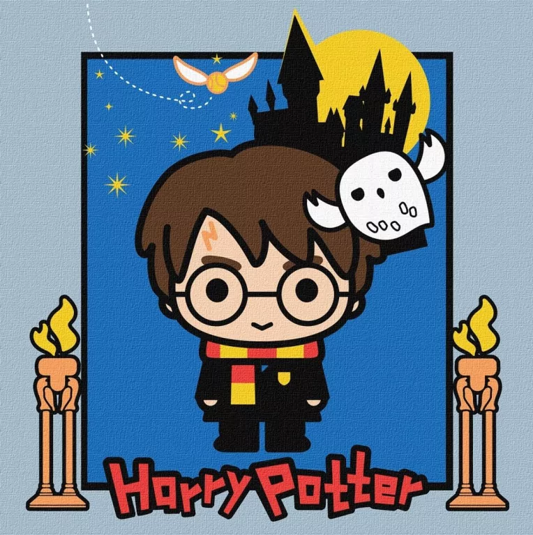 Malowanie po numerach - Harry Potter 25x25cm - tantis.pl