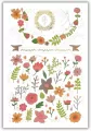 Karnet 12x18cm + koperta Kwiaty - tantis.pl