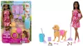 Barbie Spacer z pieskiem czyścioszkiem - tantis.pl