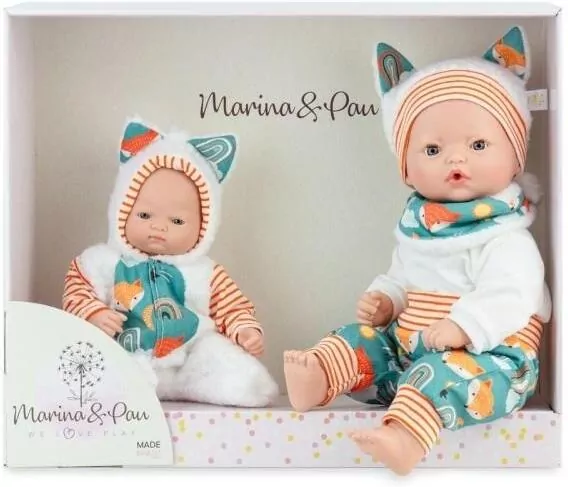 Lalki hiszpańskie Little Family 40cm i 26cm - tantis.pl