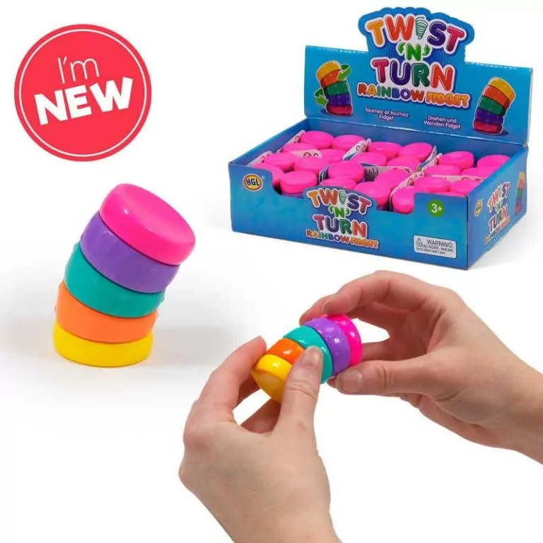 Tęczowy fidget Twist n Turn - tantis.pl