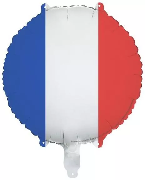 Balon foliowy Flaga Francji 35cm - tantis.pl