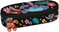 Piórnik saszetka z wewnętrzną klapką Stitch black - tantis.pl