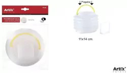 Wiaderko do mycia pędzli z rączką