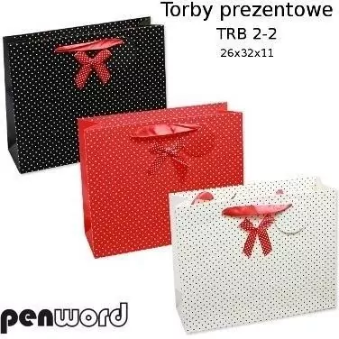 Torebka prezentowa 26x32x11cm, mix - tantis.pl