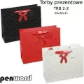 Torebka prezentowa 26x32x11cm, mix - tantis.pl