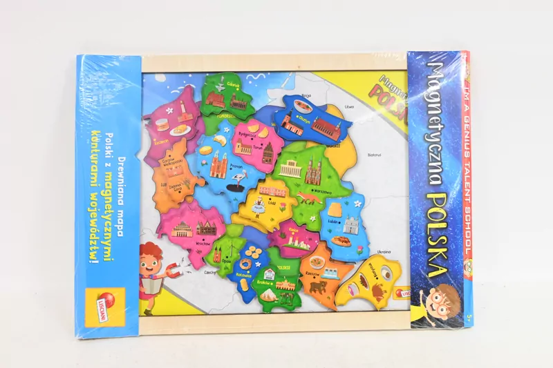 Mapa magnetyczna Polski - tantis.pl