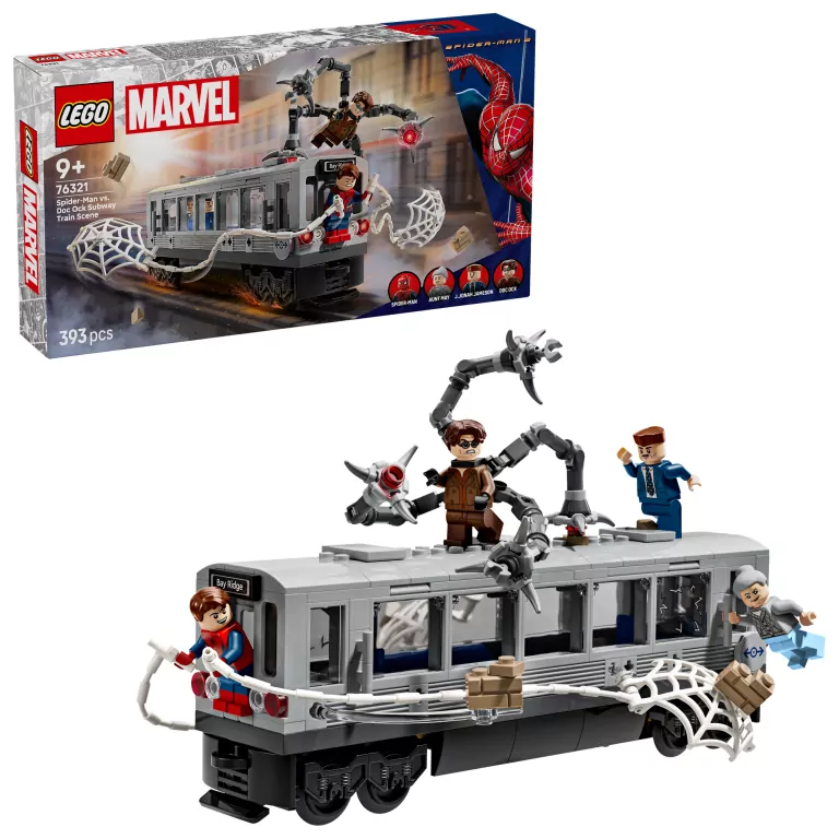 LEGO® Spider-Man kontra Doc Ock — scena w metrze 76321 - tantis.pl