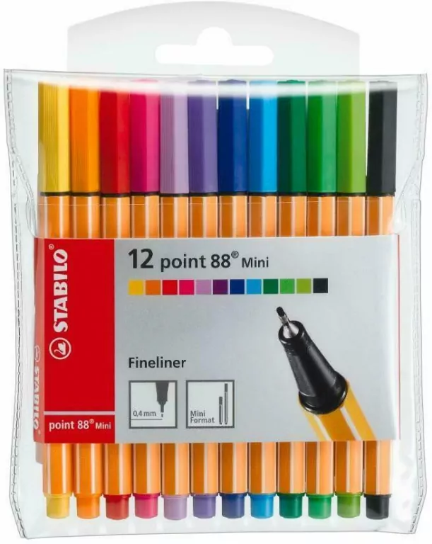 Cienkopis Point Mini 12 kolorów - tantis.pl