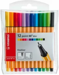 Cienkopis Point Mini 12 kolorów