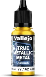 Vallejo: 77.162 - True Metallic Metal - Airbrush - Radiant Yellow (18 ml)