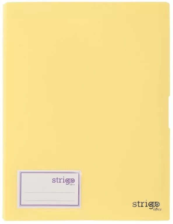 Album ofertowy A4 40 koszulek żółty STRIGO - tantis.pl