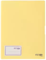 Album ofertowy A4 40 koszulek żółty STRIGO