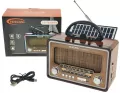 Głośnik Bluetooth radio retro ze światłem USB - tantis.pl
