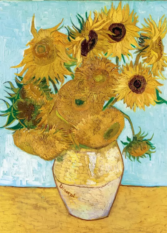 Puzzle 1000. Museum Collection. Van Gogh. Sunflowers - tantis.pl