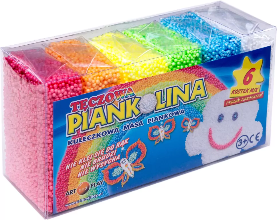 Piankolina tęczowa. 6 kostek - tantis.pl