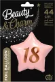Balon foliowy B&C 18 gwiazda różowa - tantis.pl