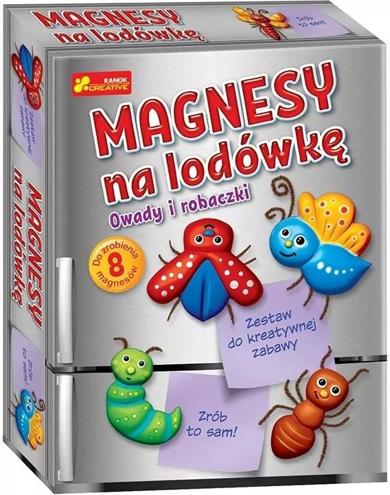 Gipsowe magnesy owady i robaczki - tantis.pl