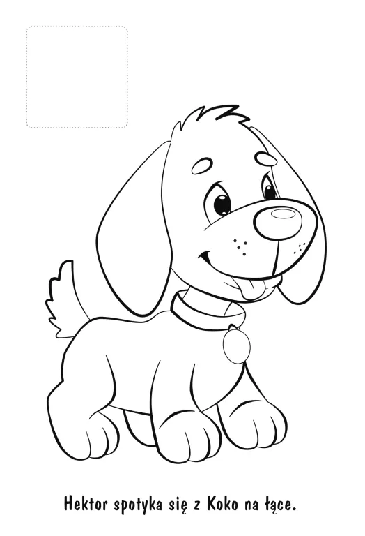 Pieski. Moja kolorowanka z naklejkami - tantis.pl