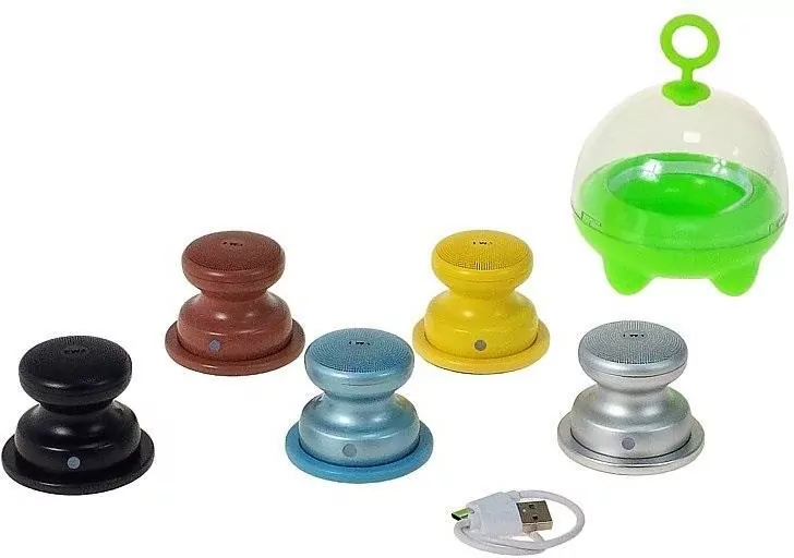 Głośnik metalowy 4,5x4,5cm z kablem USB - tantis.pl