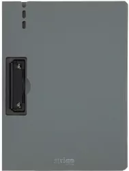 Deska A4 z bocznym klipem szara STRIGO