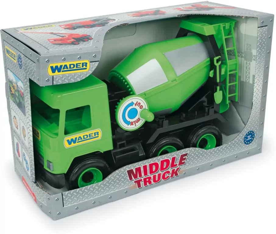 Middle truck. Betoniarka zielona - tantis.pl