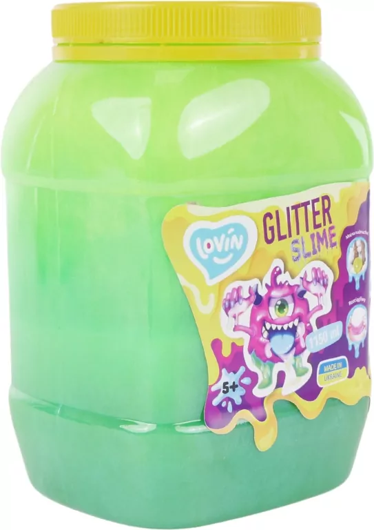 Glutek Slime. Mr. Boo. Crystal Glitter 1150ml. Mix - tantis.pl