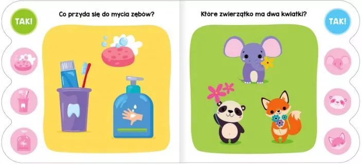 Naklejkowy quiz. Aktywizująca książeczka malucha - tantis.pl