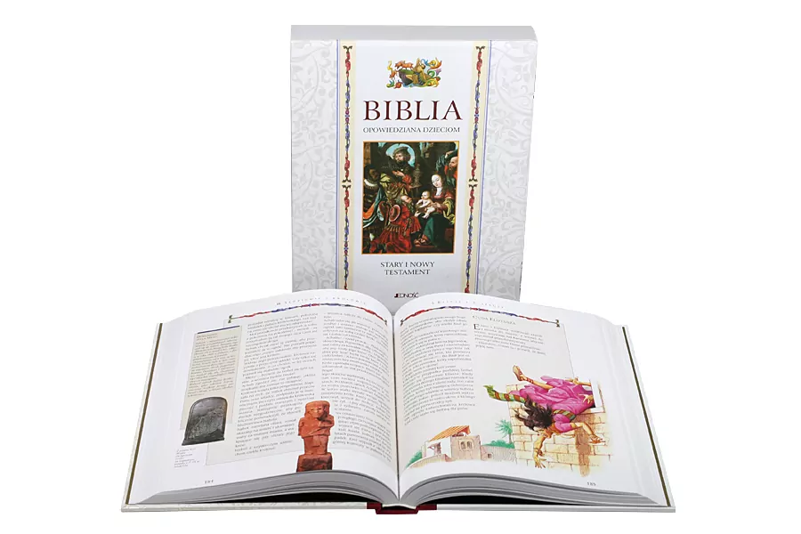 Biblia opowiedziana dzieciom. Stary i Nowy Testament - tantis.pl