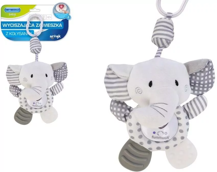 Muzyczna zawieszka słonik E-Edu - tantis.pl