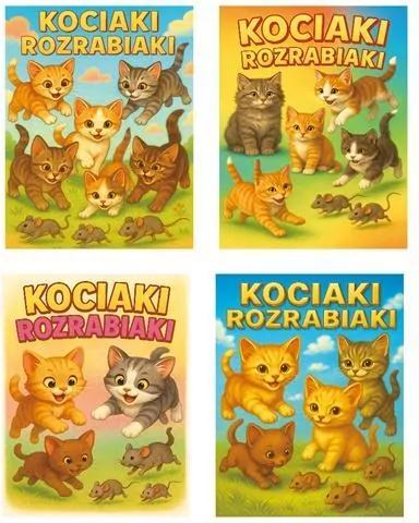 Torebka prezentowa L Kociaki Rozrabiaki - tantis.pl