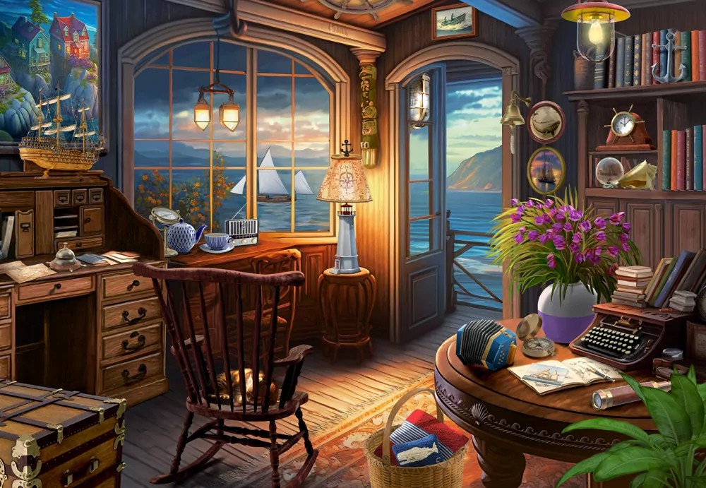 Puzzle 1000. Sailor's House Castorland - tantis.pl
