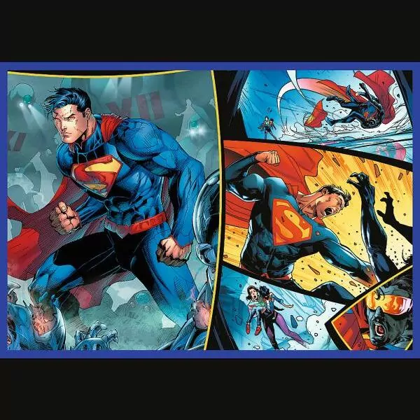 Puzzle 4x250 Odwaga Supermana TREFL - tantis.pl