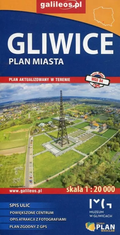 Plan miasta - Gliwice 1:20 000 - tantis.pl