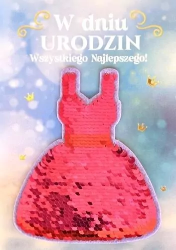 Karnet Urodziny Cekiny - tantis.pl