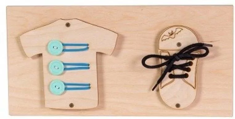 Nauka sznurowania i zapinania guzików - tantis.pl