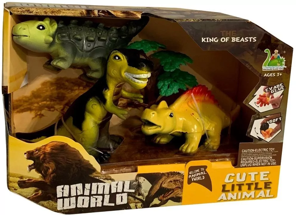 Zestaw dinozaurów 3 figurki - tantis.pl