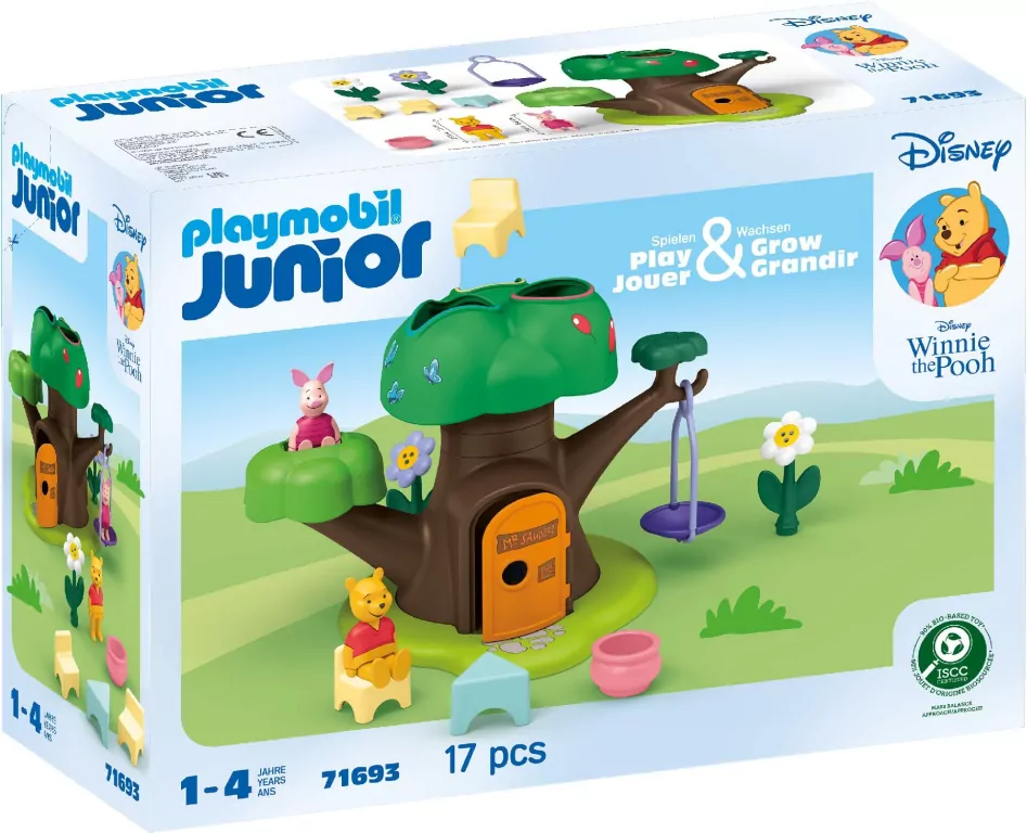 Playmobil JUNIOR & Disney Domek w drzewie Kubusia Puchatka i Prosiaczka 71693 - tantis.pl