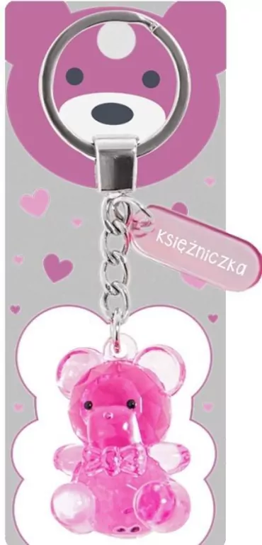 Brelok miś - Księżniczka - tantis.pl
