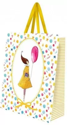 Torebka ozdobna mała Kobieta z balonem