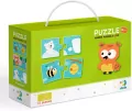 Puzzle Duo. Gdzie żyją zwierzęta? - tantis.pl