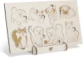 Puzzle drewniane Psijaciele Rasy psów - tantis.pl