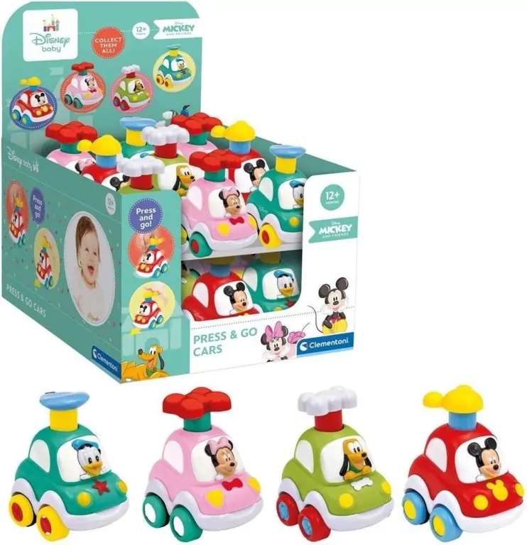 Disney samochodziki Press and Go! mix - tantis.pl
