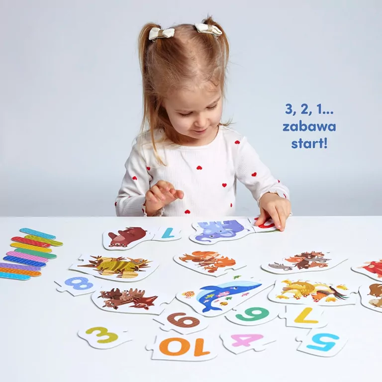 Puzzle do pary. Cyferki. CzuCzu - tantis.pl