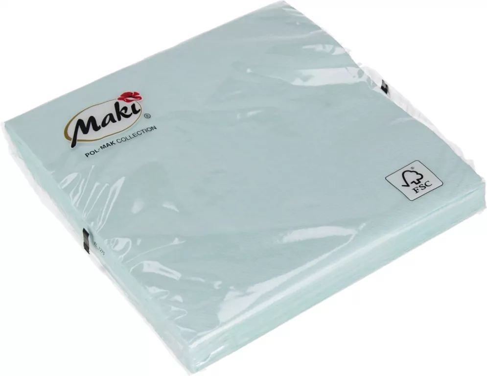 SERWETKA PAP 3W 330X330 NIEB J 01600 PM OP - tantis.pl