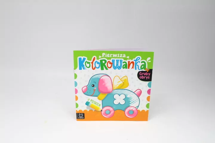 Pierwsza kolorowanka z pieskiem. Gruby obrys - tantis.pl